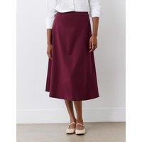 Ponte Jersey Midi A-Line Skirt