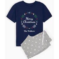 Personalised Baby Wreath Family Pyjamas