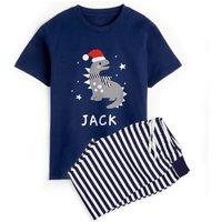 Personalised Santa Dino Pyjamas