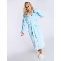 Plush Hooded Dressing Gown