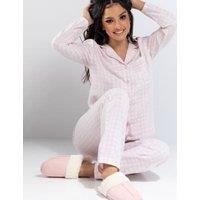 Pure Cotton Gingham Pyjama Set With Gift Bag