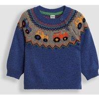 Tractor Fair Isle Jumper (0-5 Yrs)