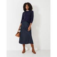 Pointelle Crew Neck Lace Detail Jumper