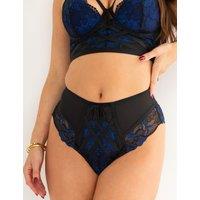 Pour Moi After Hours High Waisted Full Briefs Black Mix