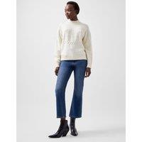 Cable Knit Round Neck Jumper