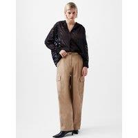 Devor Zebra Popover Blouse
