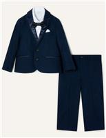 4pc Tuxedo Suit Outfit (6 Mths-12 Yrs)