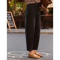 BAUKJEN High Waisted Ankle Grazer Jeans Black