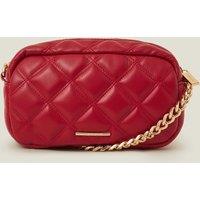 Quilted Chain Strap Cross Body Bag