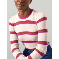 Ashley Pink Multi Cashmere Stripe Top