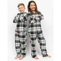 Kid s Family Pure Cotton Checked Pyjamas (2-13 Yrs)