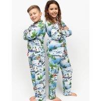 Kid s Family Cotton Rich Patterned Pyjamas (2-13 Yrs)