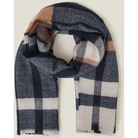 Checked Blanket Scarf