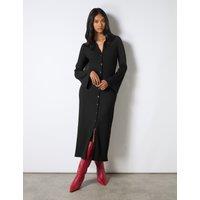 Button Through Midaxi Column Dress