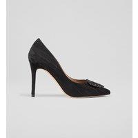 Embellished Stiletto Heel Court Shoes