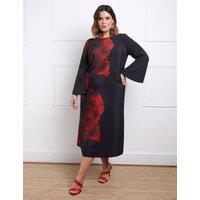 Floral Midaxi Swing Dress