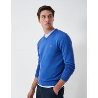 Pure Cotton V-Neck Jumper