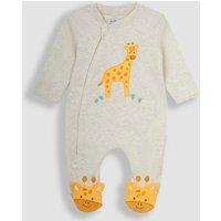 Pure Cotton Giraffe Sleepsuit (0-18 Mths)