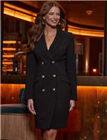 Double Breasted Blazer Dress