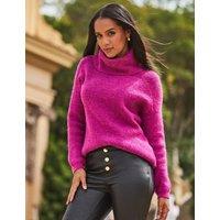 Roll Neck Relaxed Jumper