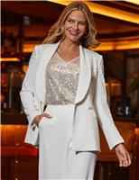 Embellished Double Breasted Blazer