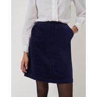 Velvet Mini A-Line Skirt