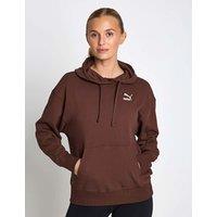 Puma Better Classics Relaxed Pure Cotton Hoodie Brown
