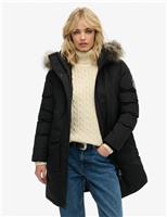 Hooded Relaxed Longline Parka Coat