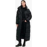 High Neck Longline Puffer Jacket