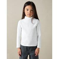 Cotton Rich Roll Neck Top (4-14 Yrs)