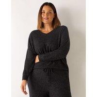 Jersey Soft Touch V-Neck Top