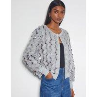 Sequin Relaxed Cardigan