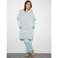 Textured Hooded Poncho