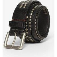 Superdry & Co Leather Stud Belt Black