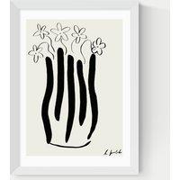 Abstract Vase Framed Art