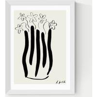 Abstract Vase Framed Art
