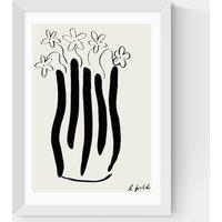 Abstract Vase Framed Art