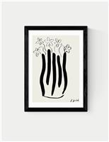 Abstract Vase Framed Art