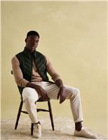 Padded High Neck Gilet