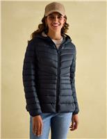 Joules Hooded Puffer Jacket Pink