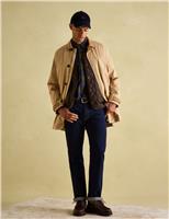 Cotton Blend Waterproof Overcoat