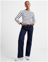 Cotton Rich Striped Top