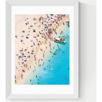 East End Prints By The Sea Framed Art White