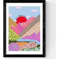 East End Prints Bigger Picture Framed Art Black
