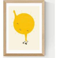East End Prints Belly Rub Framed Art Natural