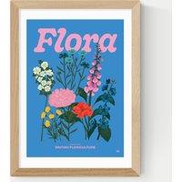 East End Prints Flora Framed Art Natural