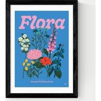 East End Prints Flora Framed Art Black