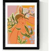 East End Prints Flourish Framed Art Black