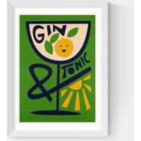 Gin and Tonic Framed Art