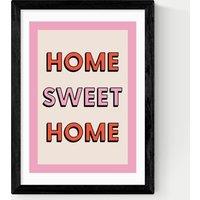 East End Prints Home Sweet Home Framed Art Black